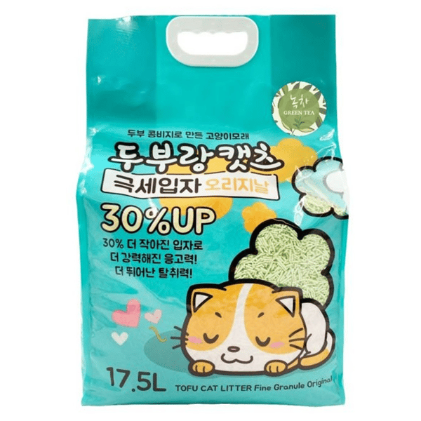 豆腐與貓 極幼條1.5mm 抹茶味 17.5L (CL-103) (圖片1)