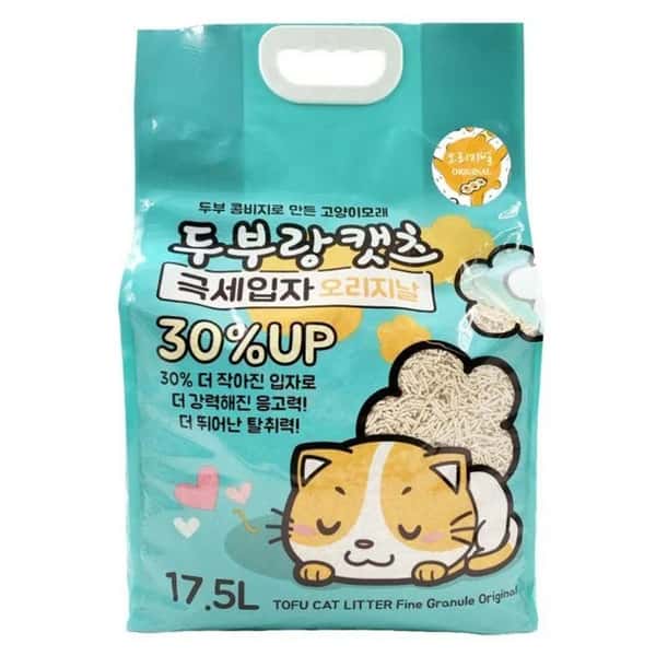 豆腐與貓 豆腐與貓 極幼條1.5mm 原味 17.5L 5L 正面圖