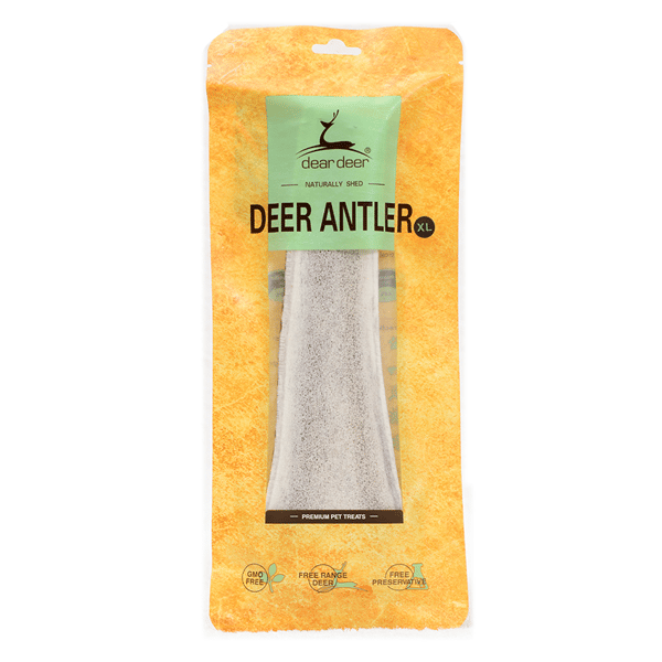 dear dear deer 狗零食 耐咬潔齒系列 鹿角 加大號 正面圖