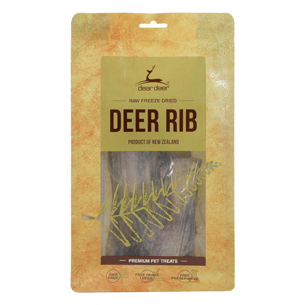 dear deer 狗零食 耐咬潔齒系列 鹿肋條 100g (40503) (圖片1)