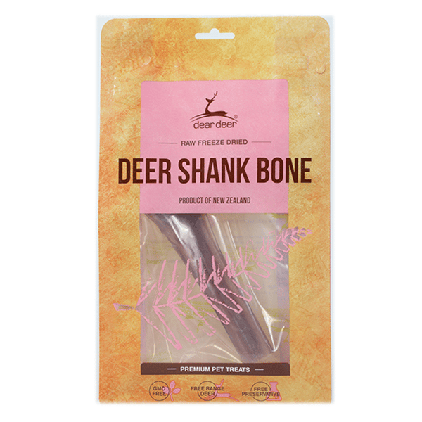 dear dear deer 狗零食 耐咬潔齒系列 鹿小腿骨   正面圖
