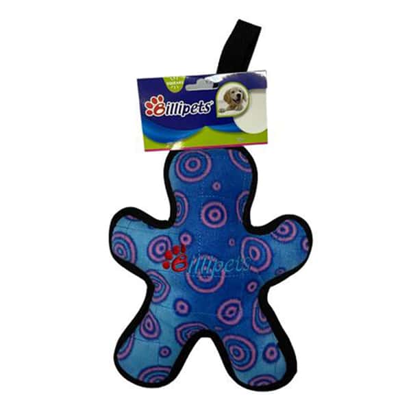 Billipets Two Layers Tough Dog Toys Blue Man 20cm (NS-17064BLUE) (圖片1)