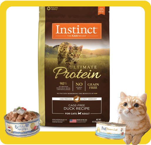 Instinct 貓糧 本能 貓糧 無穀物頂級蛋白質系列 鴨肉配方 4lb (658535) (圖片1)