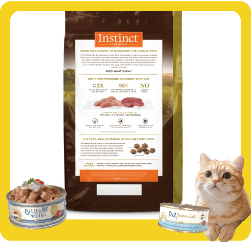 Instinct 貓糧 本能 貓糧 無穀物頂級蛋白質系列 鴨肉配方 4lb (658535) (圖片3)