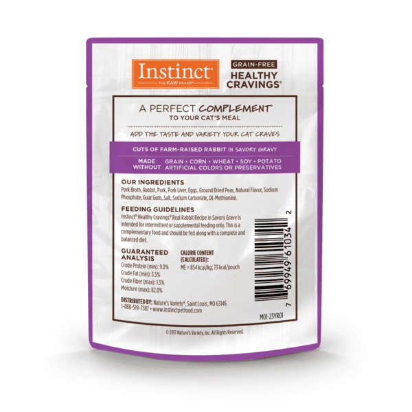 Instinct 貓濕糧 本能 兔肉配方 3oz (710349) (圖片3)