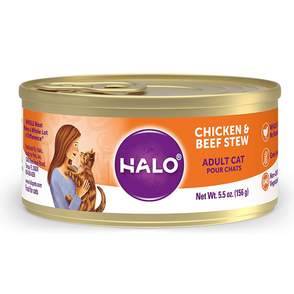 HALO 貓罐頭 無穀雞肉及牛肉配方 5.5oz (圖片1)