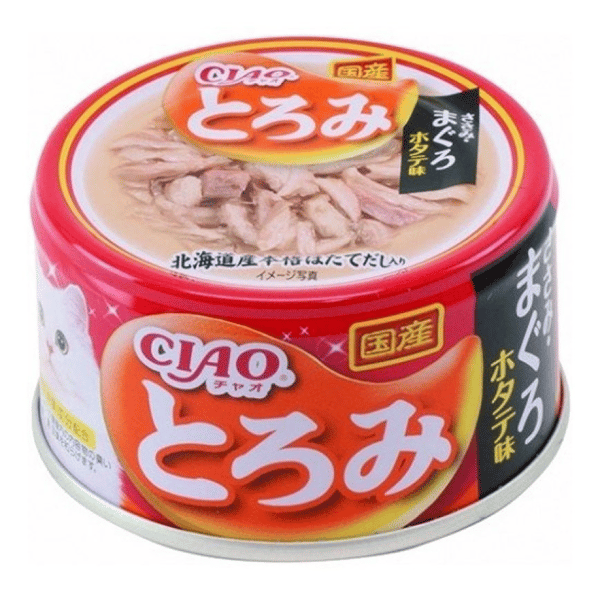 CIAO 貓罐頭 濃湯雞肉+金槍魚+扇貝 80g (A-41) (圖片1)