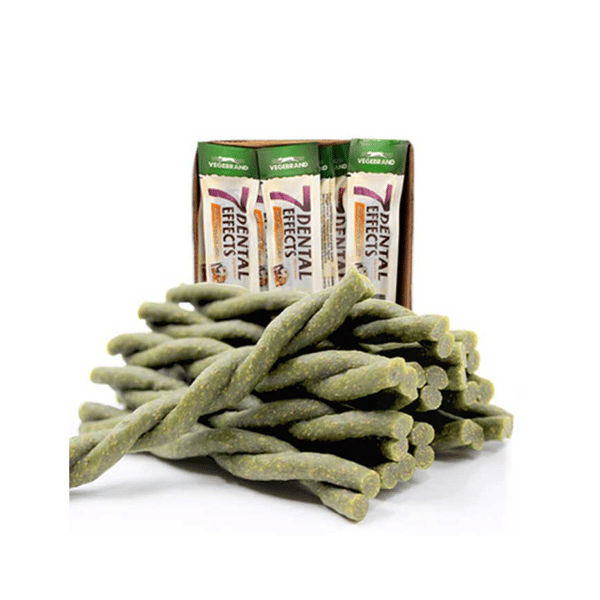 VEGEBRAND VEGEBRAND 7重高效 除口臭磨牙潔齒棒 狗小食 牛油果味 15g 1盒24支 15g 正面圖