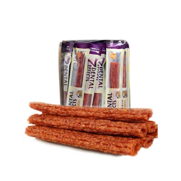 VEGEBRAND 7重高效 除口臭磨牙潔齒棒 狗小食 蕃茄牛肉味 15g 1盒24支 (圖片1)