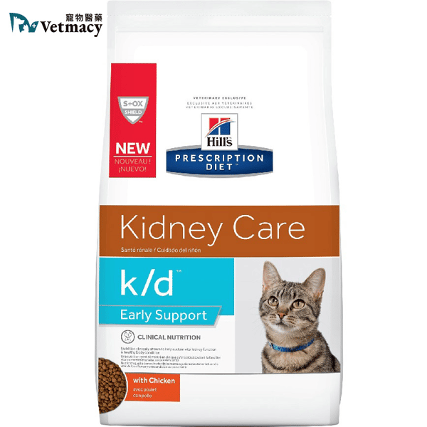 Hills 處方糧 貓糧 k/d 早期腎病護理配方 4lbs (603634) (圖片1)
