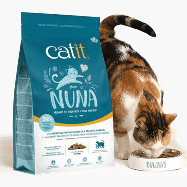Catit Nuna 貓糧 低敏無麩昆蟲蛋白鯡魚全貓乾糧 2.27kg (44666) (圖片1)