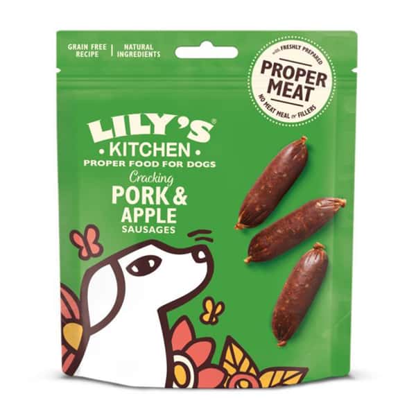 LILY'S KITCHEN Treats for Dogs Cracking Pork & Apple Sausages 70g (IDTSPS70) (圖片1)