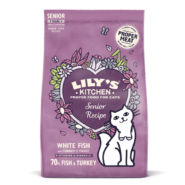 LILY'S KITCHEN 貓糧 老貓專用糧 無穀物鮮魚 800g (BCDMM84) (圖片1)