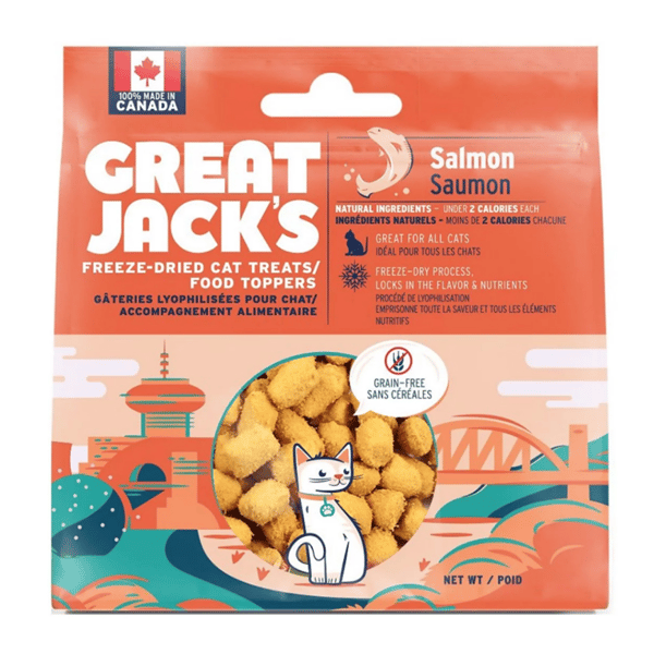 GREAT JACK'S 冷凍脫水貓零食 三文魚 1oz (CJ1184) (圖片1)