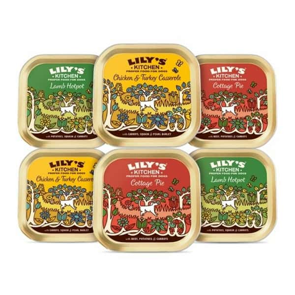 LILY'S LILY'S KITCHEN 狗主食罐 天然系列 經典口味餐盒 150g x 6罐 150g 正面圖