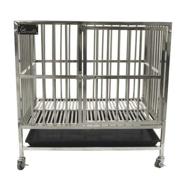 Solidpet蘇力 寵物籠 貓籠狗籠 不鏽鋼籠 二尺x尺半 (STC-304-302) (圖片1)
