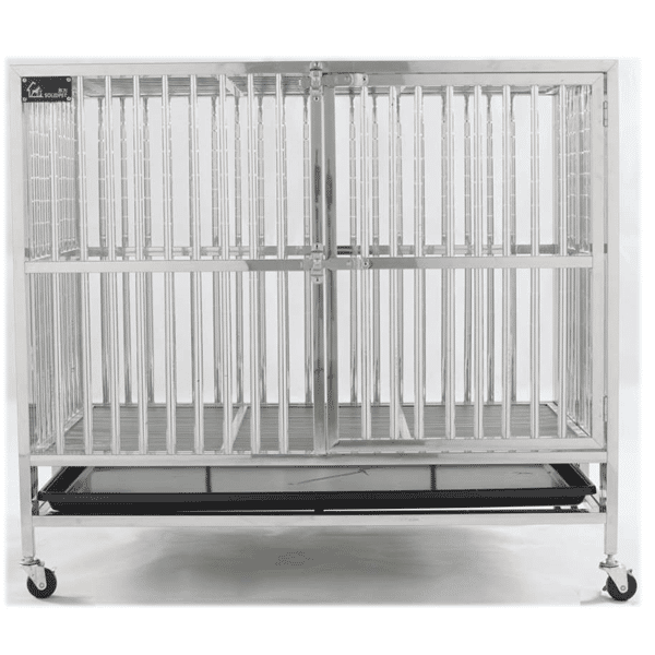 Solidpet蘇力 寵物籠 貓籠狗籠 折疊不銹鋼籠 (STC-201-362) (圖片1)