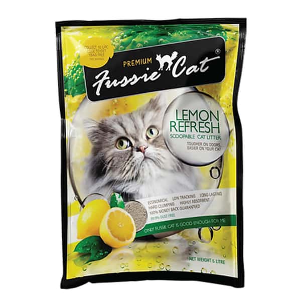 Fussie Fussie Cat高竇貓 礦物貓砂 檸檬味 5L 5L 正面圖