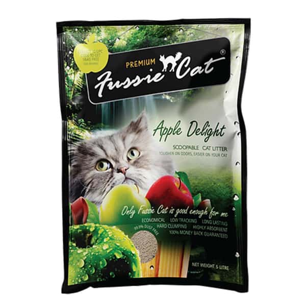 Fussie Fussie Cat高竇貓 礦物貓砂 蘋果味 5L 5L 正面圖