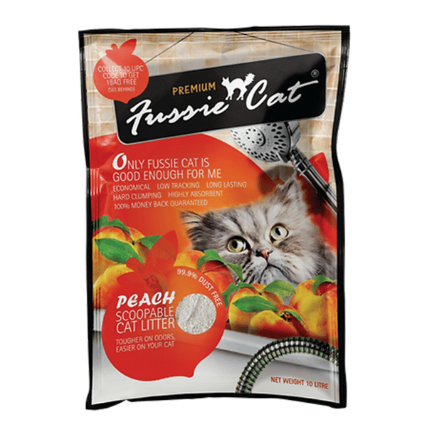 Fussie Cat高竇貓 礦物貓砂 桃味 5L (FCLP1) (圖片1)