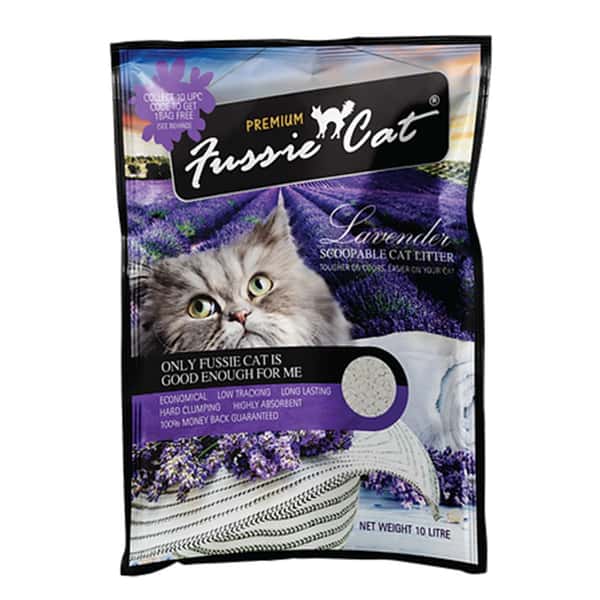 Fussie Fussie Cat高竇貓 礦物貓砂 薰衣草味 5L 5L  正面圖