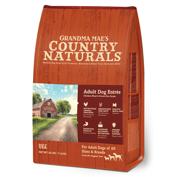 Country Naturals Adult Dog Sensitive Stomach Entrée with Meat & Brown Rice 4lbs (CN0006) (圖片1)