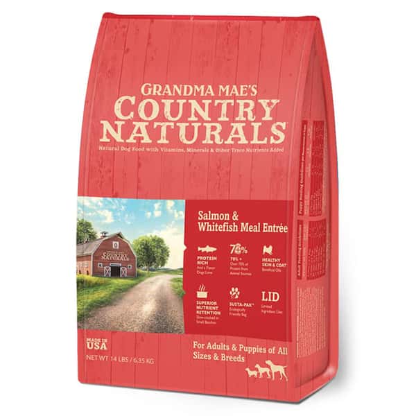 Country Country Naturals 狗糧 全犬種 三文魚白鮭魚 4lbs 4lb 正面圖