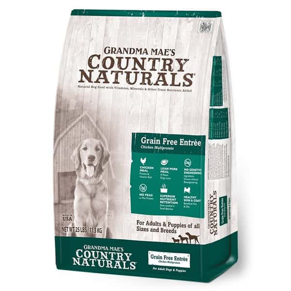Country Country Naturals 狗糧 全犬種 無穀物白鮭魚雞肉低糖 14lbs 14lb 正面圖