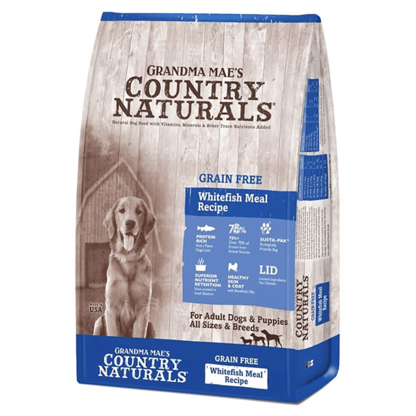 Country Naturals Grain Free Whitefish Meal All Life Stages 25lbs (CN0128) (圖片1)