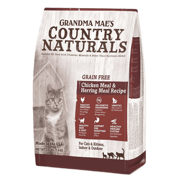 Country Naturals 貓糧 全貓種 無穀物雞肉鯡魚低敏感 3lbs (CN0098) (圖片1)