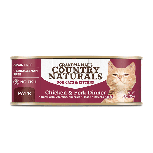 Country Naturals 貓罐頭 無添加無穀物醬煮系列 雞肉豬肉配方 5.5oz 156g (CNC0075) (圖片1)
