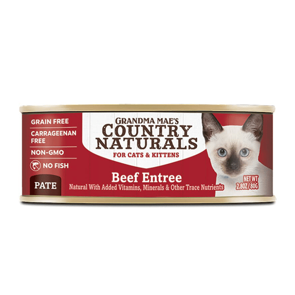Country Naturals 貓罐頭 無添加無穀物肉泥系列 農場鮮牛肉配方 2.8oz 80g (CNCE051) (圖片1)