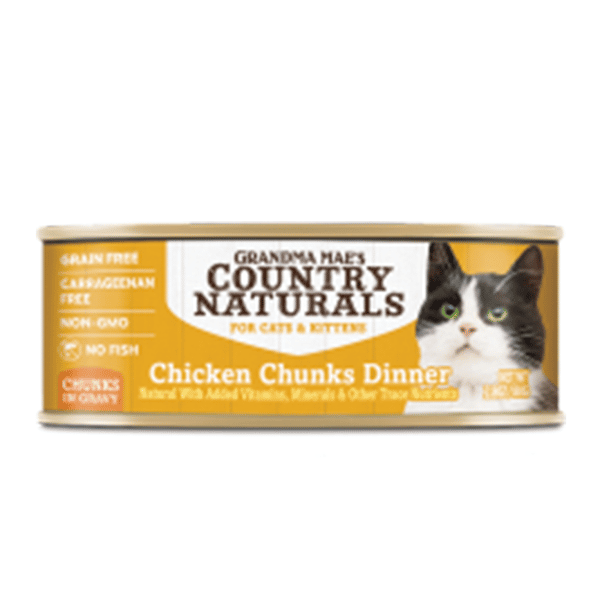 Country Naturals 貓罐頭 無添加無穀物角切肉塊系列 走地雞 2.8oz 80g (CNCE009) (圖片1)