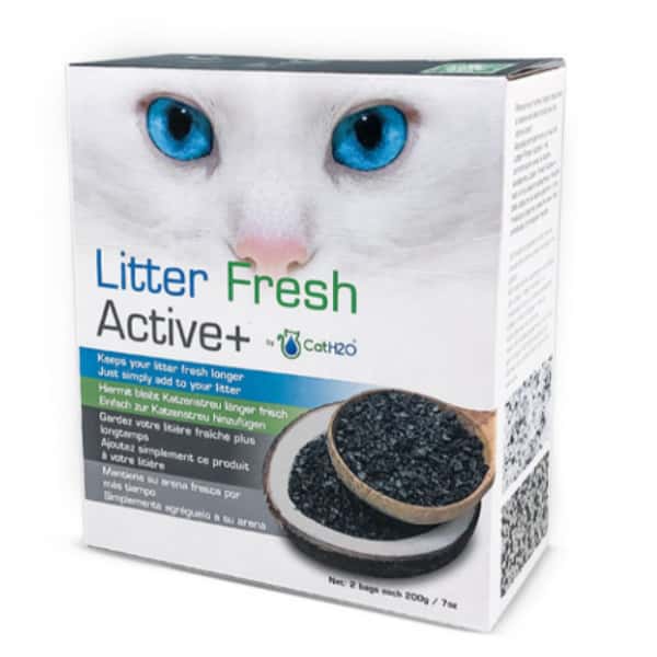 Cat Cat H2O Litter Fresh Active+ 貓砂專用 除臭活性椰碳粒 200g x2 200g 正面圖