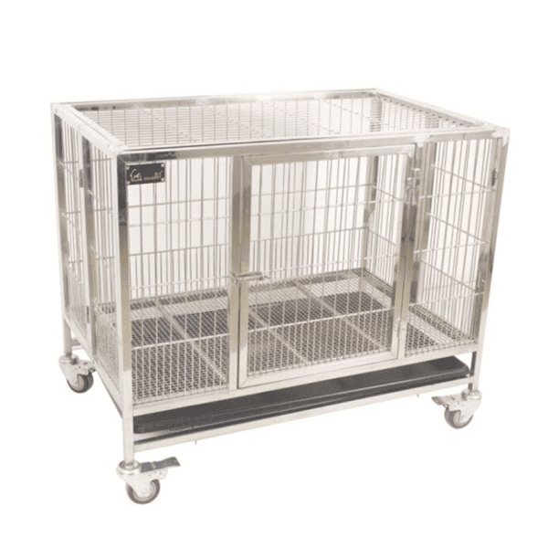 Solidpet蘇力 寵物籠 貓籠狗籠 新款折疊籠 有頂款 三尺x二尺 (STC-304-339) (圖片1)