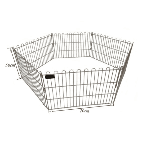 Solidpet蘇力 寵物籠 貓籠狗籠 不鏽鋼枝圍欄 6片 小號 (STC-304-355) (圖片1)
