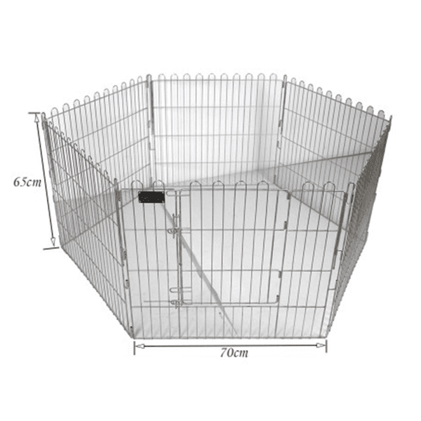 Solidpet蘇力 寵物籠 貓籠狗籠 不鏽鋼枝圍欄 6片 中號 (STC-304-358) (圖片1)