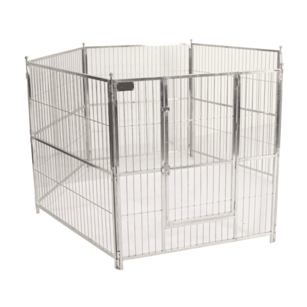 Solidpet蘇力 寵物籠 貓籠狗籠 不鏽鋼方通圍欄 大號 (STC-304-373) (圖片1)