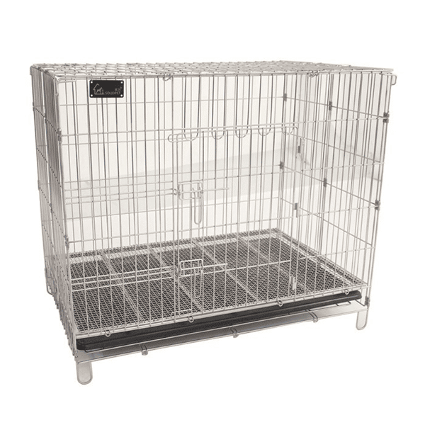 Solidpet蘇力 寵物籠 貓籠狗籠 鋼枝籠 格仔底網款 3尺 (STC-304-365) (圖片1)