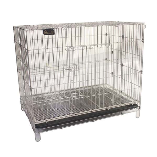 Solidpet蘇力 Solidpet蘇力 寵物籠 貓籠狗籠 鋼枝籠 圓枝底網款 3尺   正面圖