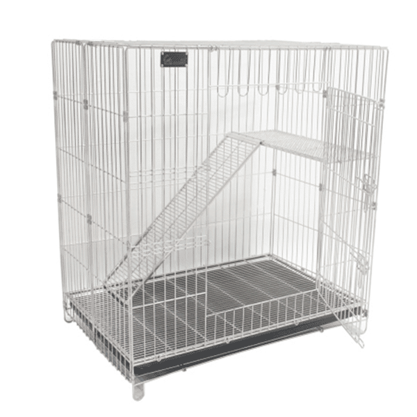 Solidpet蘇力 寵物籠 貓籠狗籠 不鏽鋼貓籠 中號 (STC-C-304-002) (圖片1)