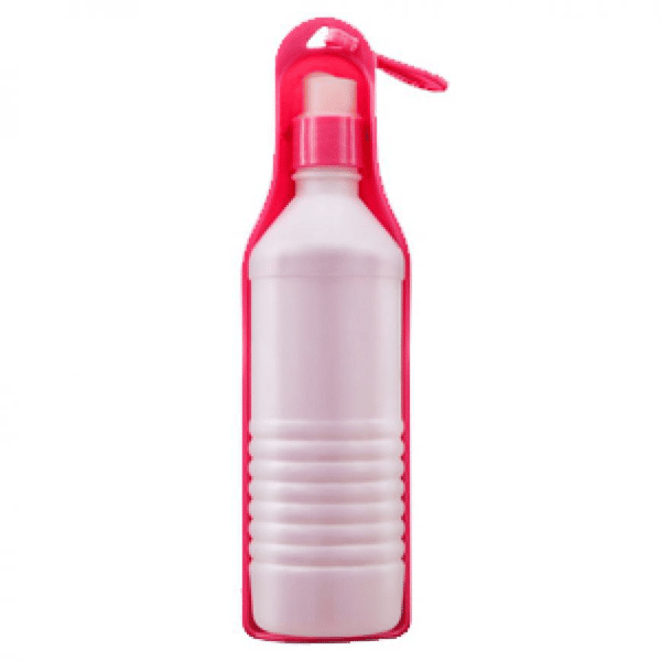 狗狗水壺 外出自動餵水器 500ml (粉紅) (圖片1)