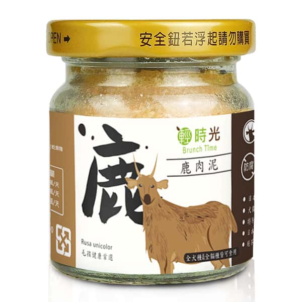 Brunch Brunch Time輕時光 貓狗零食 肉泥 鹿肉泥 60ml 60ml  正面圖
