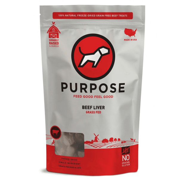 PURPOSE 凍乾脫水生肉 貓犬小食 單一蛋白 牛肝 3oz (000342) (圖片1)