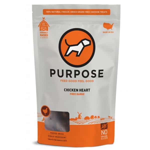 PURPOSE 凍乾脫水生肉 貓犬小食 單一蛋白 雞心 2.5oz (000359) (圖片1)