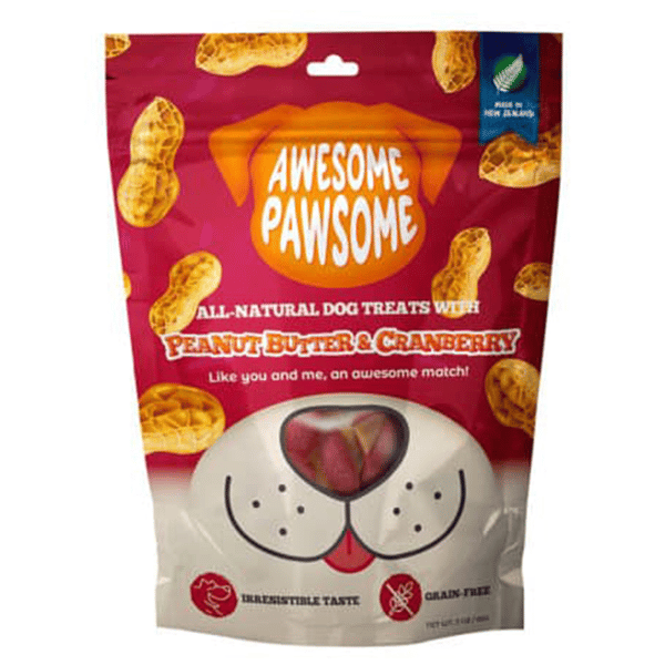 Awesome Pawsome 狗小食 花生蔓越莓 3oz (077034) (圖片1)