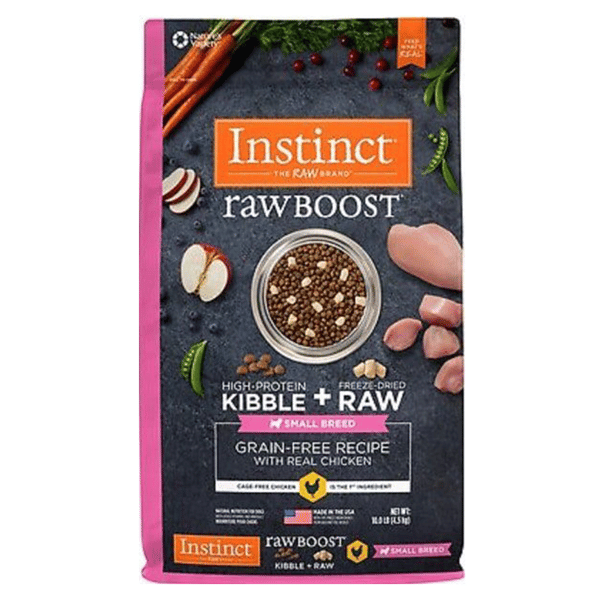Instinct 狗糧 小型犬糧 無穀物生肉系列 雞肉 3.5lb (656333) (新舊包裝隨機發貨) (圖片3)