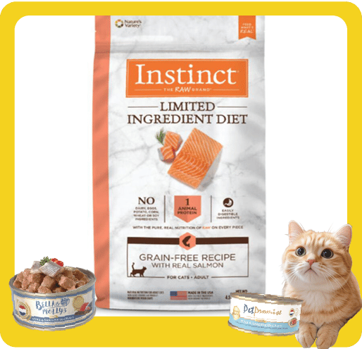 Instinct Instinct 貓糧 本能 貓糧 無穀物單一蛋白系列 三文魚 4.5lb 5lb 正面圖