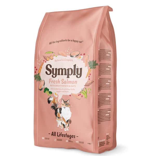 Symply Symply 貓糧 全方位配方 鮮三文魚 1.5kg 5kg 正面圖