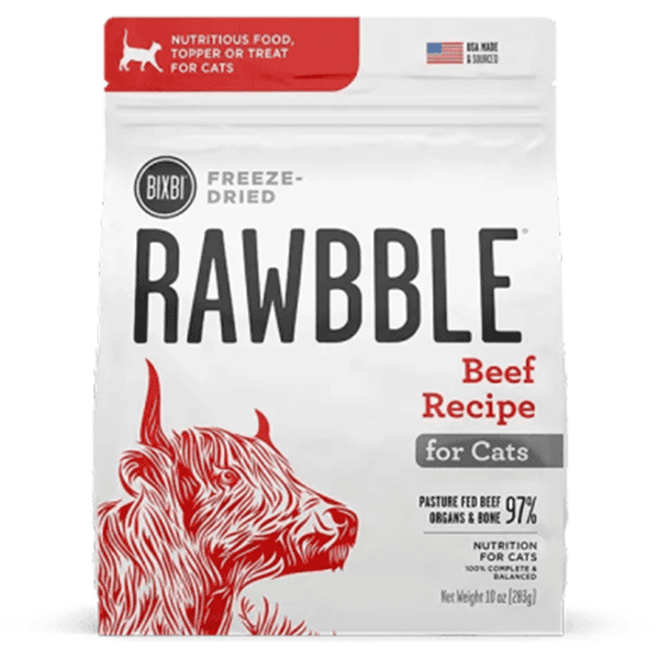 BIXBI RAWBBLE 貓糧 冷凍脫水鮮肉糧 牛肉 10oz (BIX05571) (圖片1)